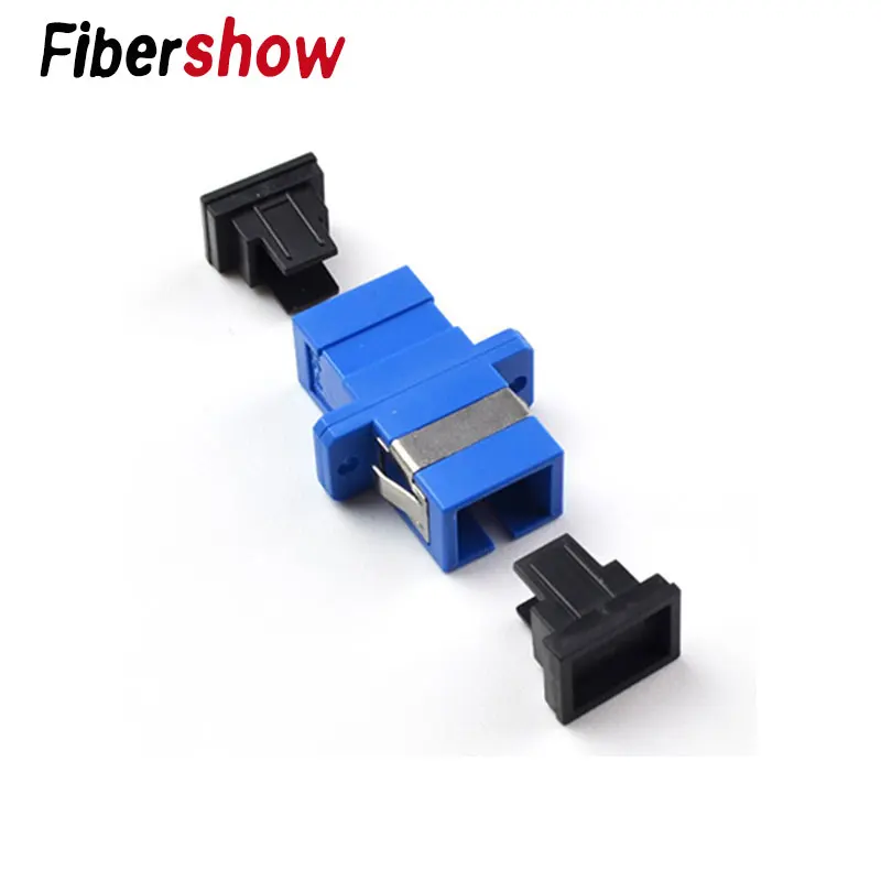 

SC-SC Fiber Flange PC Connector ftth SC APC Simplex Mode Fiber Optic Adapter UPC Optical Fiber Coupler
