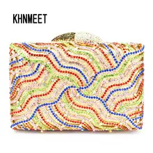 Laisc Золотой клатч ручной работы, уникальные Diamante вечерние сумки женские Роскошные Swarovski вечерние сцепления кошелек партия сумки SC159