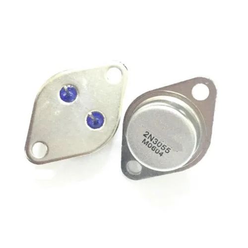 

2 Pcs 2N3055 TO-3 NPN AF Amp Audio Power Transistor 15A/60V