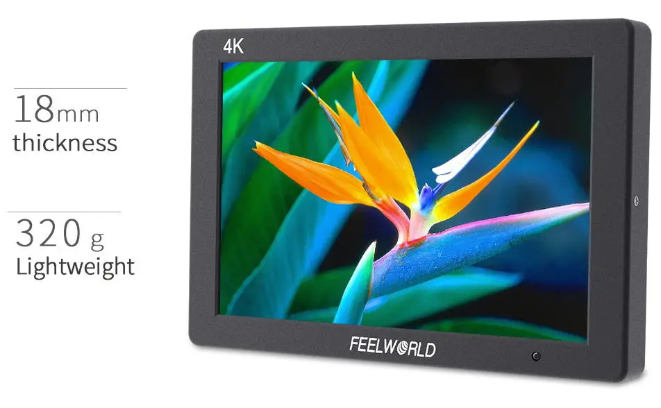 Feelworld T7 4 K монитор " монитор 1920x1200 HDMI на Камера полевой монитор видео для цифровых зеркальных фотокамер Canon Nikon sony Камера мониторинга