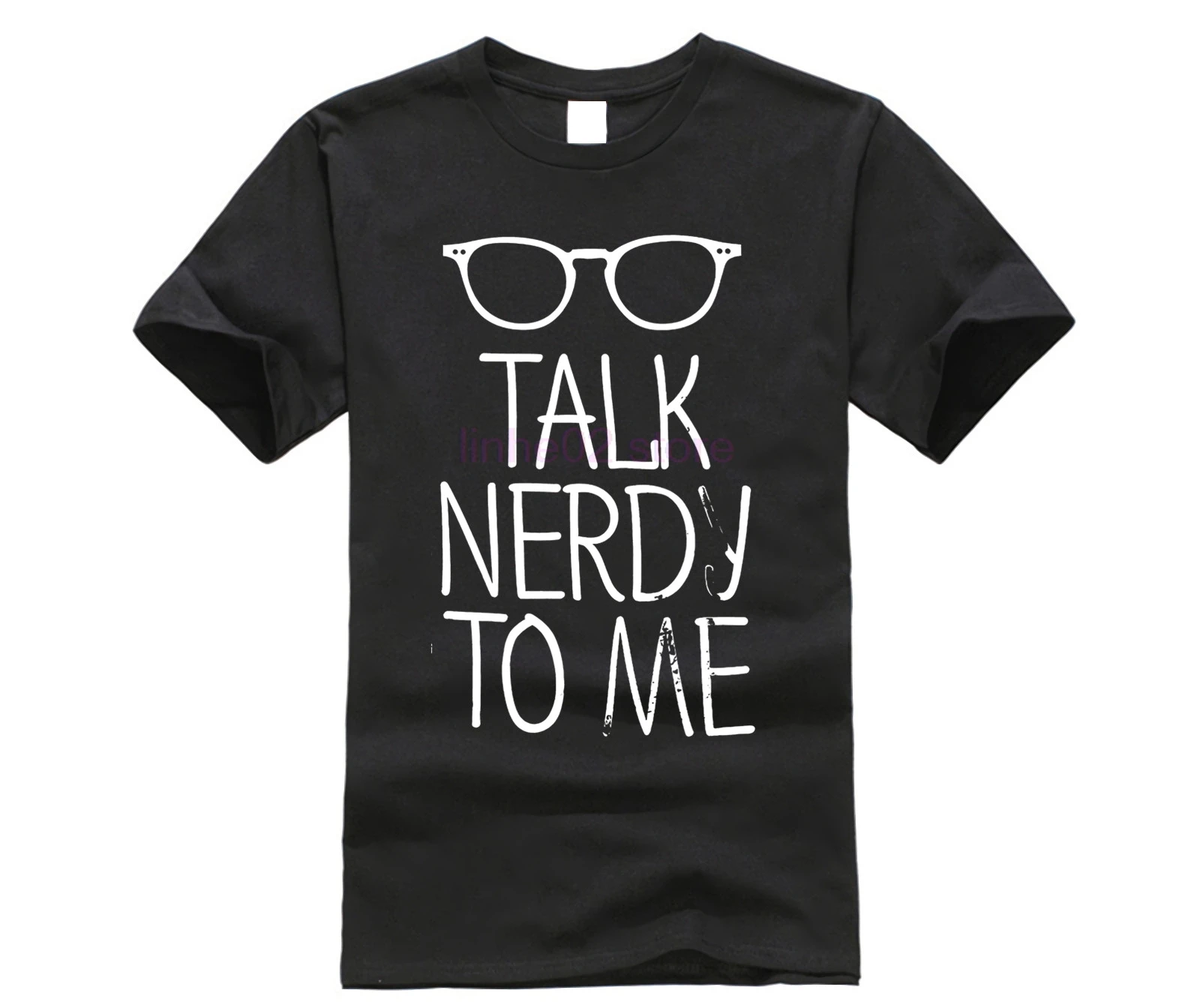 Мужская черная футболка Talk Nerdy To Me