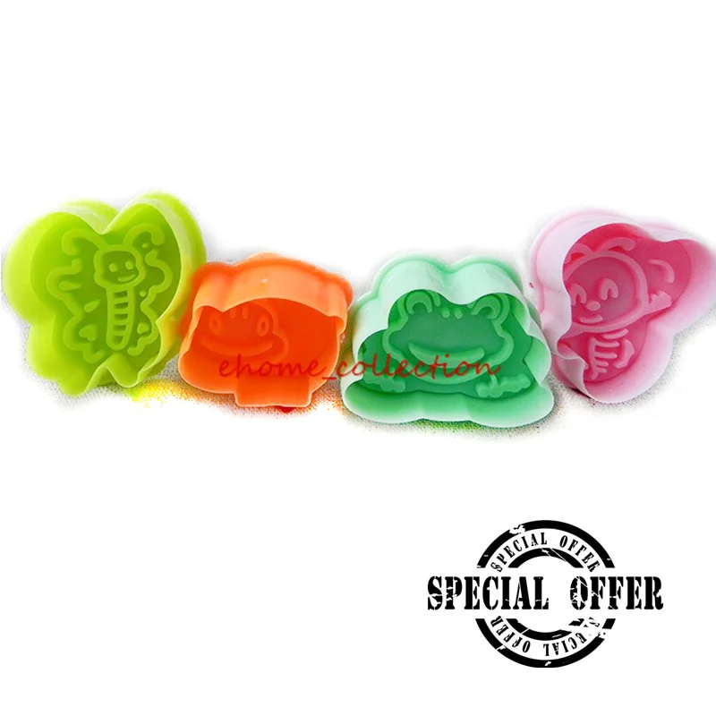 

Cartoon Animal Insects ladybug Frog Bee Shape Fondant Cookie Cutters Mold Sugarcraft Biscuit Cake Decoratiin Confectionary Tools