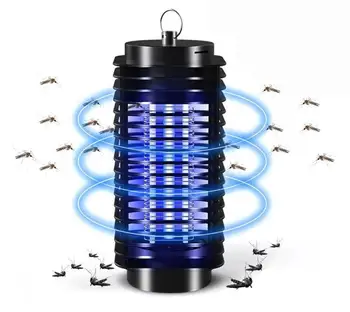 

Function Black Summer Night Light Mosquito Killer Electric Pest Reject Anti Mosquito Light Portable Moth Wasp Fly Insect Killer