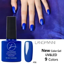 7,5 мл LANGMANNI маникюрный магазин, предназначенный для дизайна ногтей, блеск для ногтей, клей для фототерапии, съемный зеленый стойкий лак для ногтей, УФ-клей TSLM1