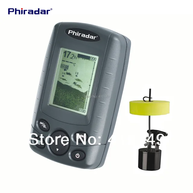 Cheap free shipping phiradar 73 meters portable  wired fish finder