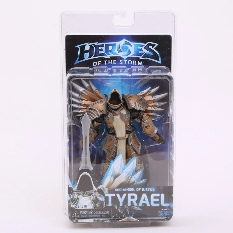 NECA "Heroes of the Storm" Tyrael ПВХ фигурка Коллекционная модель игрушки " 18 см