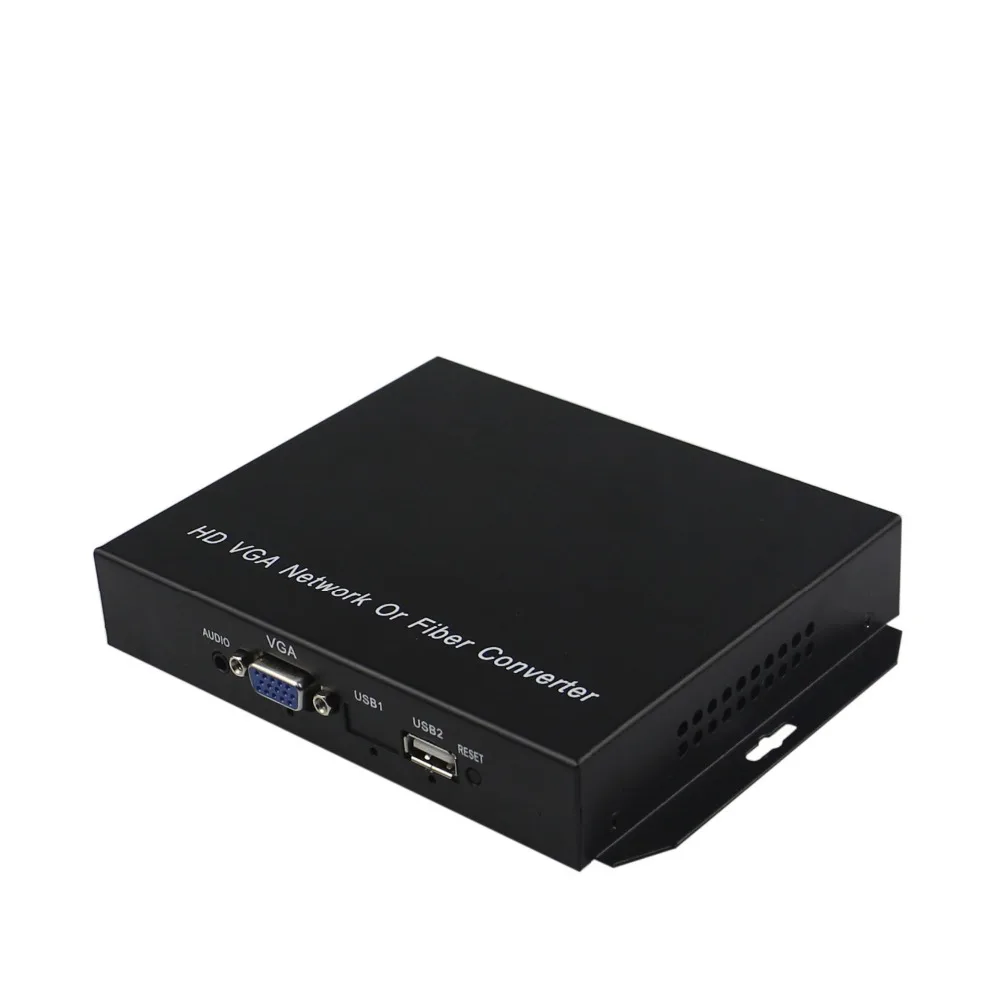 VGA KVM fiber optic converter VGA USB mouse and