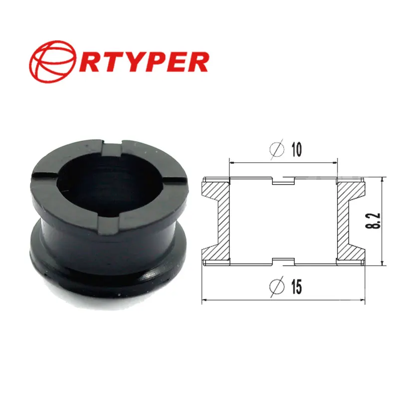 

100pcs Universal Fuel Injector Viton Rubber Seals Repair Kits Size:10*8.2*15mm ASNU30A ASNU30 22007