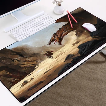 

Congsipad Monster Hunter Style Pattern HD Pictures Printing Mousepad Game Gaming Mouse Mat Pad Large Size 40x90 Dragon Ball Mat