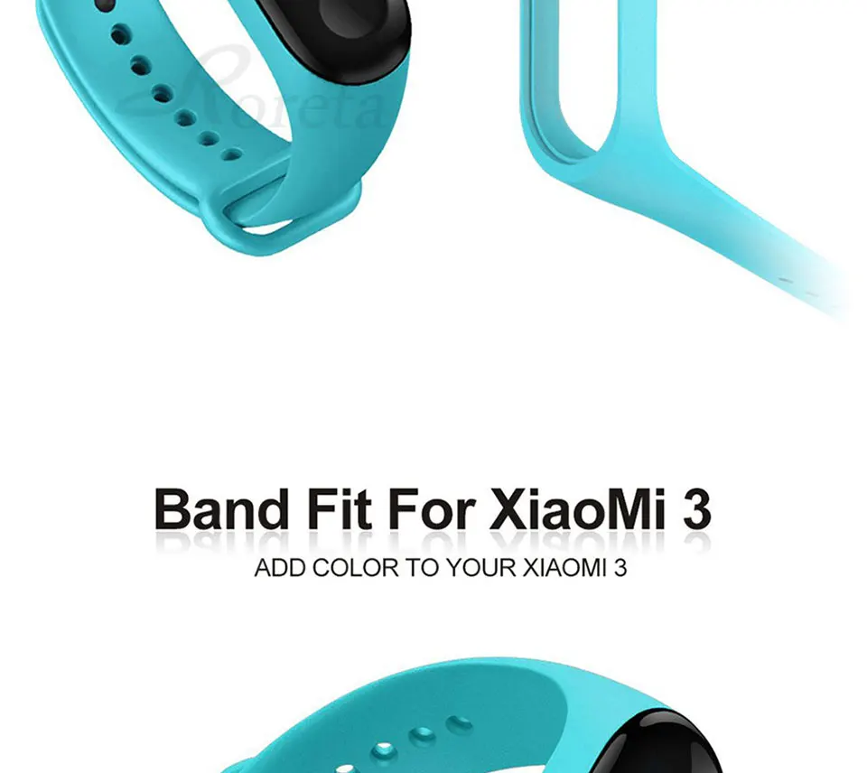 Roreta mi Band 3 4, силиконовый ремешок, смарт-браслет, аксессуары, ремешок для Xiaomi mi, 3, 4, цветной браслет, браслет, pulsera correa