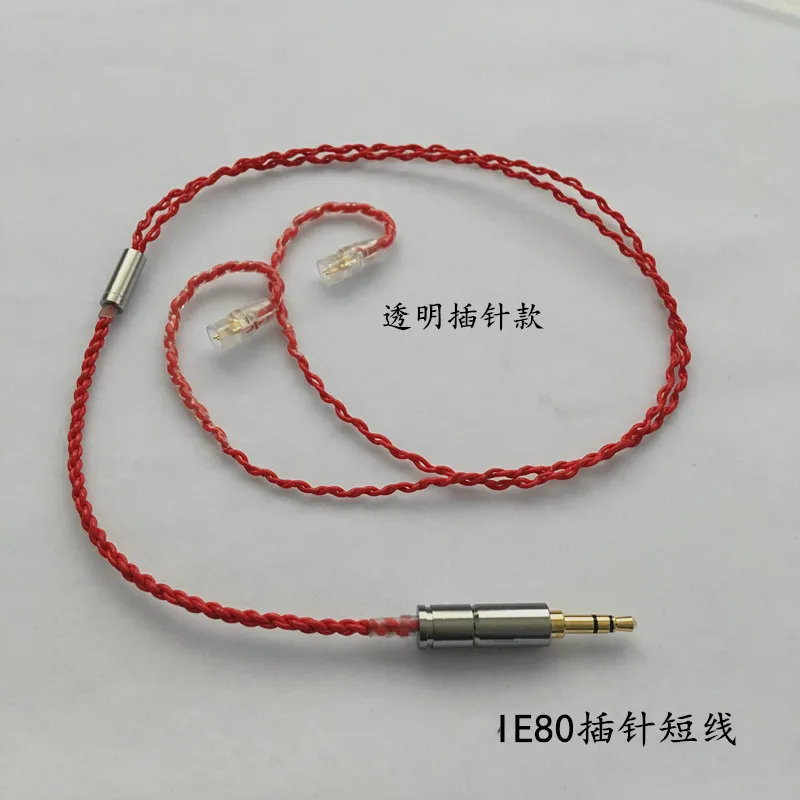 Diy кабель для наушников OFC se535 mmcx pin ue900 se215 IM50 IM70 IE80 0 75 мм 78 короткий 45 см|Кабели VGA| |
