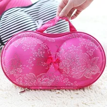 Women Portable Underwear Lingerie Protect storage box covered bra finishing box panties socks holder travel bag storage case