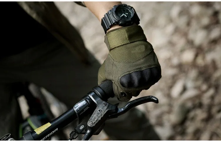 Army Gear Tactical Gloves Men Full Finger SWAT Combat Military Gloves Militar Carbon Shell Anti-skid Airsoft Paintball Gloves