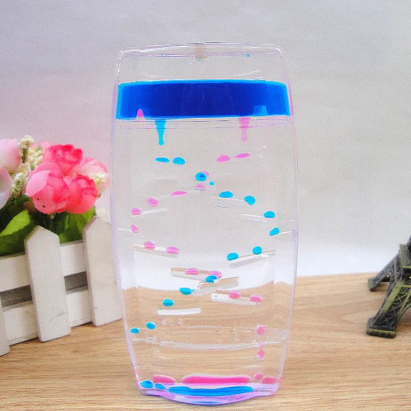 

Fashion Home Decor Novelty Gift Bicolor Oil-leak Hourglasses Transparent Resin Hourglasses Commercial Gift Birthday Gift