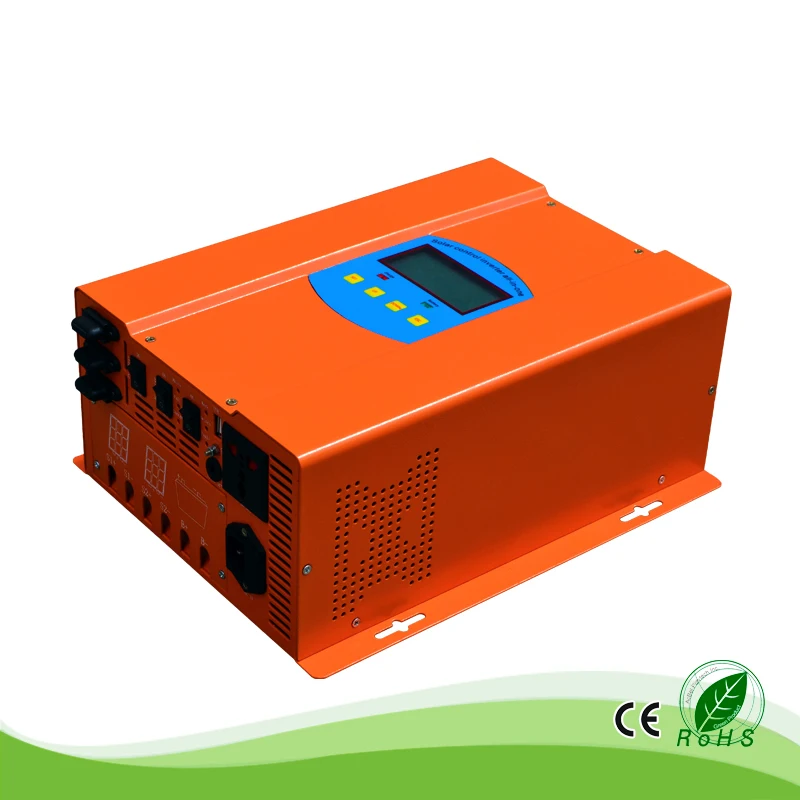 Residencial de Carregamento Solar + Controle Inversor de Armário Sistema 48v dc 100 110 120 200 220 v Ac. 500w 12 - 24 Cheap Controladores solares