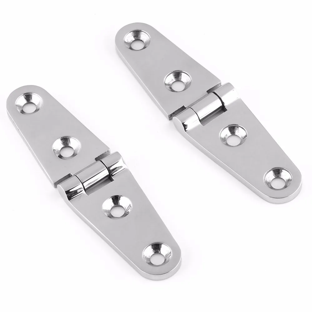 NEW 2pcs Stainless Steel Strap Hinge 103mmx27mm A4 AISI 316 Marine Boat