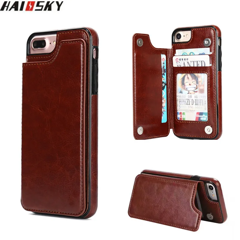 HAISSK For font b Iphone b font 6 6s Case Card Holder Case For font b