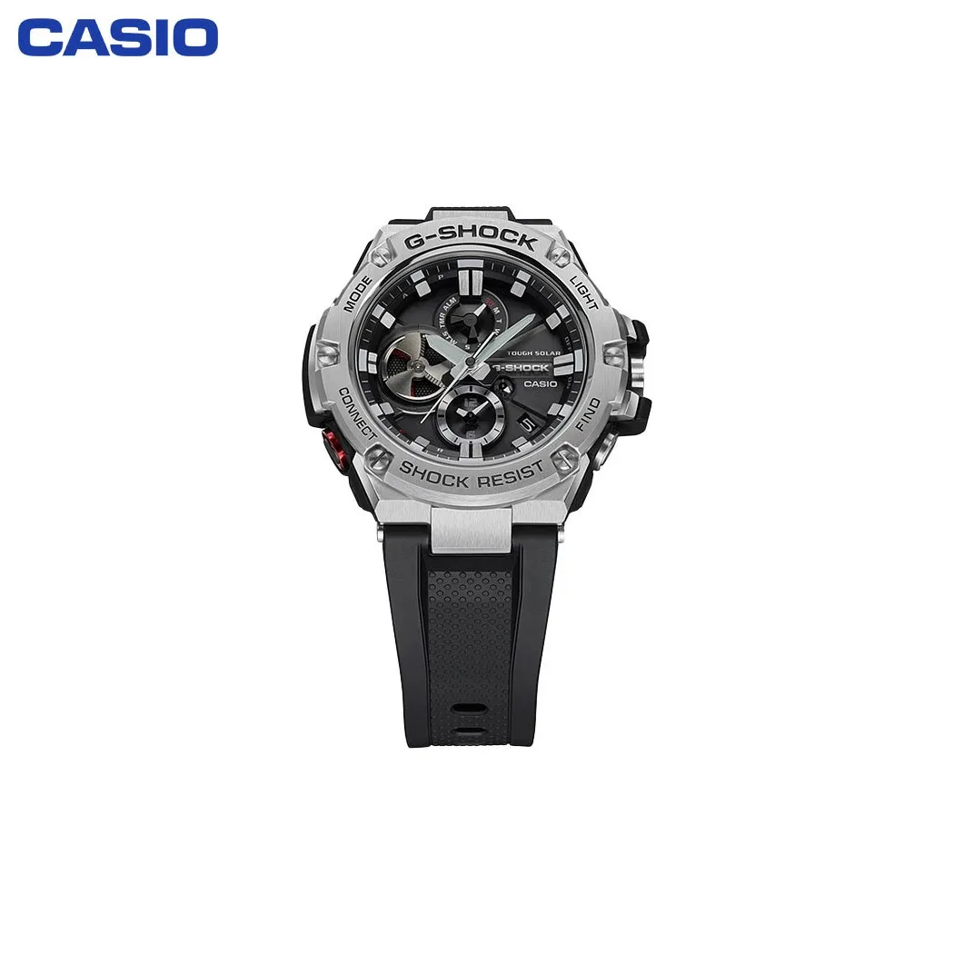 Наручные часы Casio GST B100 1A мужские кварцевые на пластиковом ремешке|Спортивные