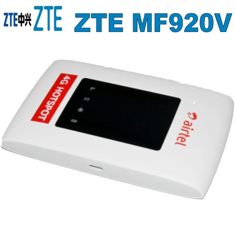 Разблокированный мобильный Роутер ZTE MF920V 4G LTE Wi Fi Карманный Mifi модем точки доступа