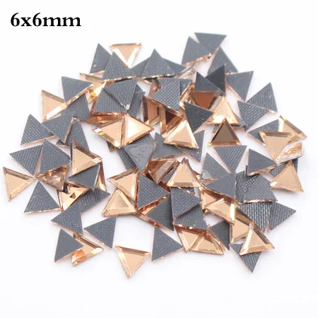 6x6mm 200 шт 3x7 мм Прямоугольный Клей на горячей фиксации стразы из хрустального стекла ремесленные камни железные Стразы для одежды - Цвет: 6x6mm