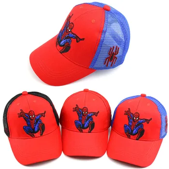 

New Baby boy and girl hat New baseball cap spring and summer children cartoon breathable mesh sun hat Snapback kids beanies
