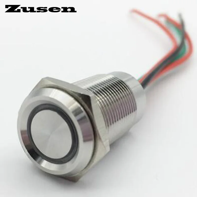Interruptores e Relés zusen 16mm interruptor de toque Material : Aço Inoxidável