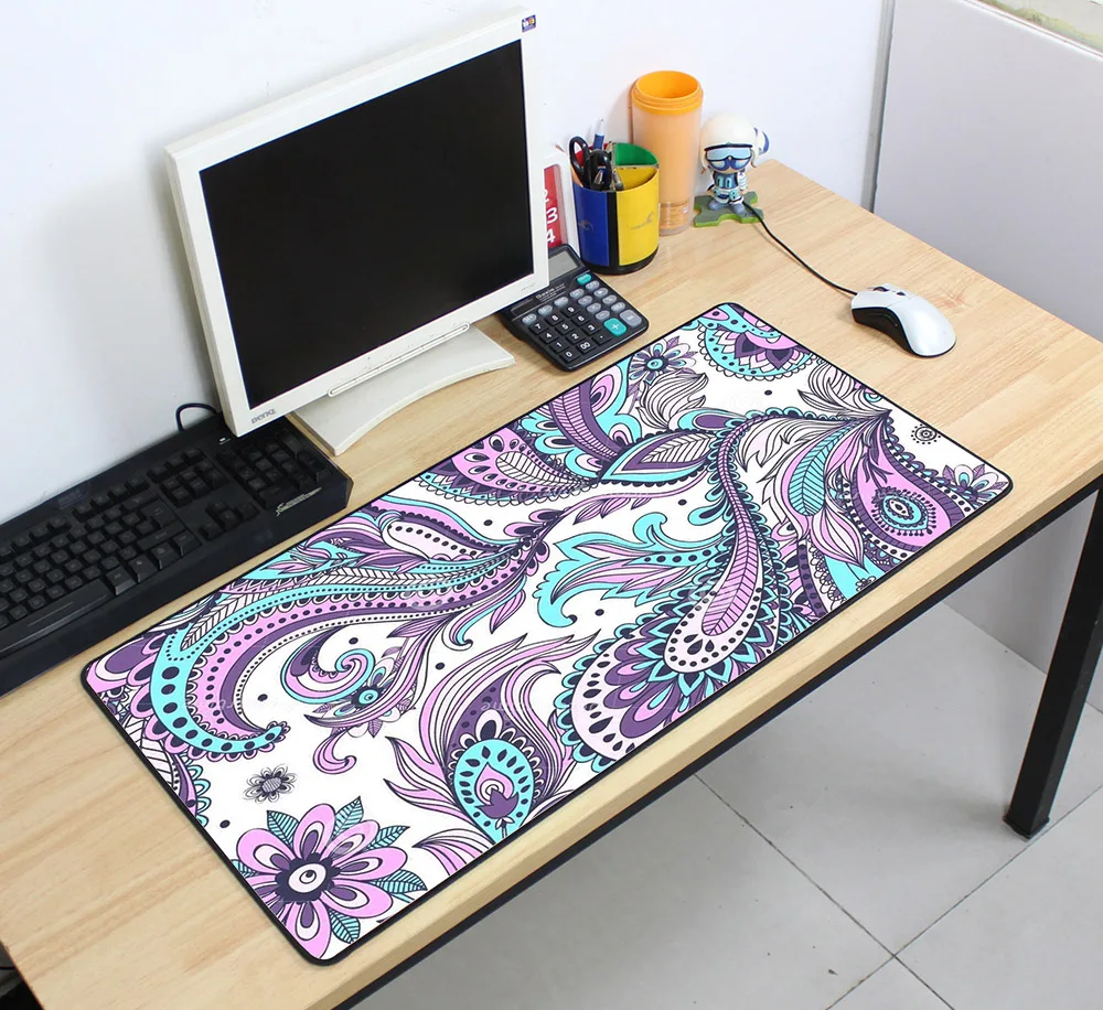 Custom Large mouse pad 700x400mm speed Keyboards Mat Rubber Gaming mousepad Desk Mat for game player Desktop PC Computer Laptop