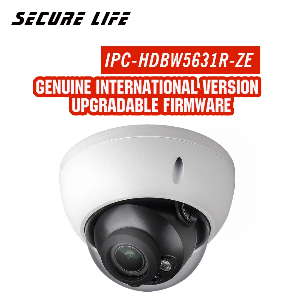 English version with logo IPC-HDBW5631R-ZE 6MP WDR IR Dome Network ip security Camera H.265 IR 50m POE cctv camera English version with logo IPC-HDBW5631R-ZE 6MP WDR IR Dome Network ip security Camera H.265 IR 50m POE cctv camera