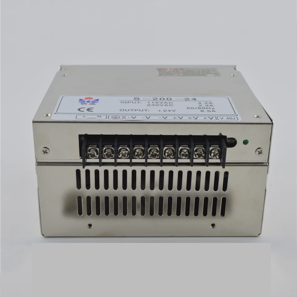 ac to dc metaI case wide range CE certified 12v 200w S-200-12 16.5A singIe output Ied driver source switching power suppIy voIt