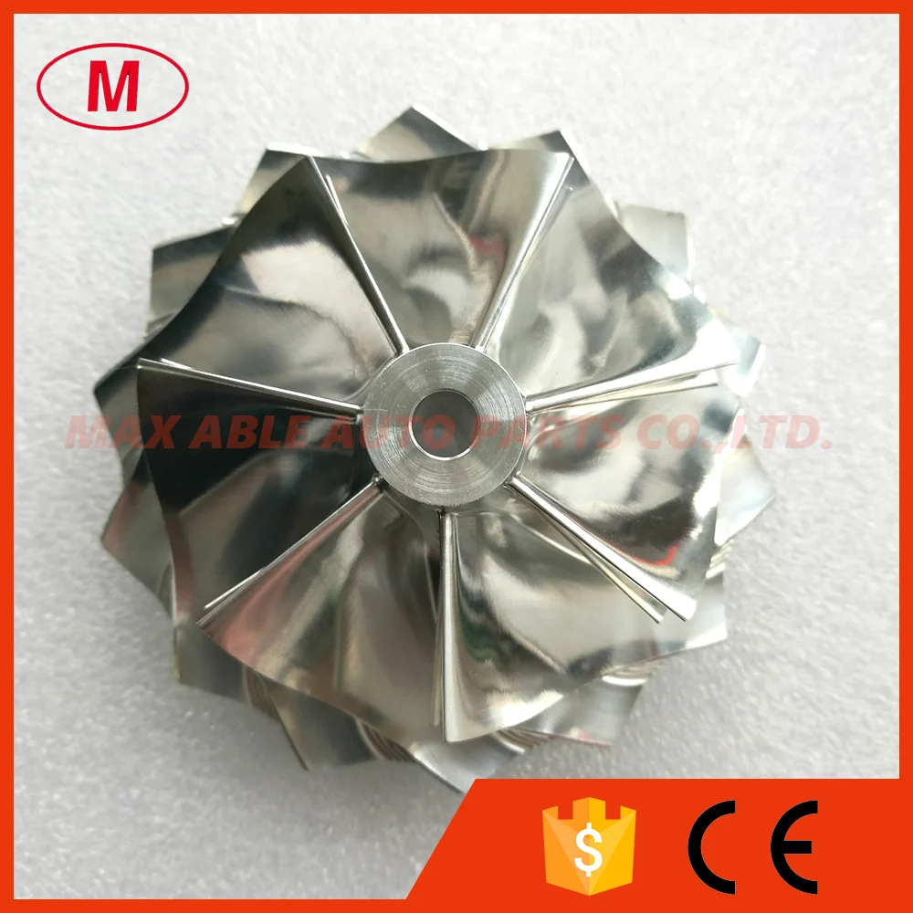 T88 38 г высокое Superback Turbo Алюминий 2618/фрезерный/рабочее колесо компрессора 76,00/96,00 мм 7+ 7 лезвий переднего вращения