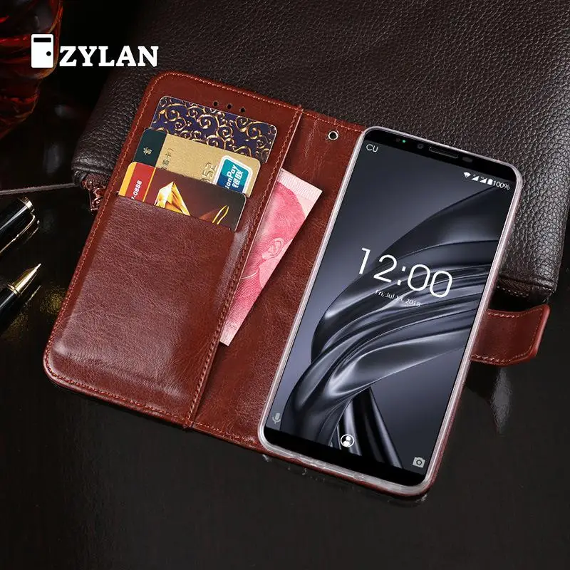 

ZYLAN Case for Oukitel K8 Case High Quality Leather Exclusive Case For Oukitel K8 Cover Phone Bag Wallet Stand + FREE GIFT