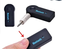 3.5mm Coche Inalámbrico Bluetooth 3.0 Kit de Coche AUX Audio Música Adaptador del receptor Manos Libres con Micrófono Para El Teléfono de Altavoz Reproductor de MP3 T35A08