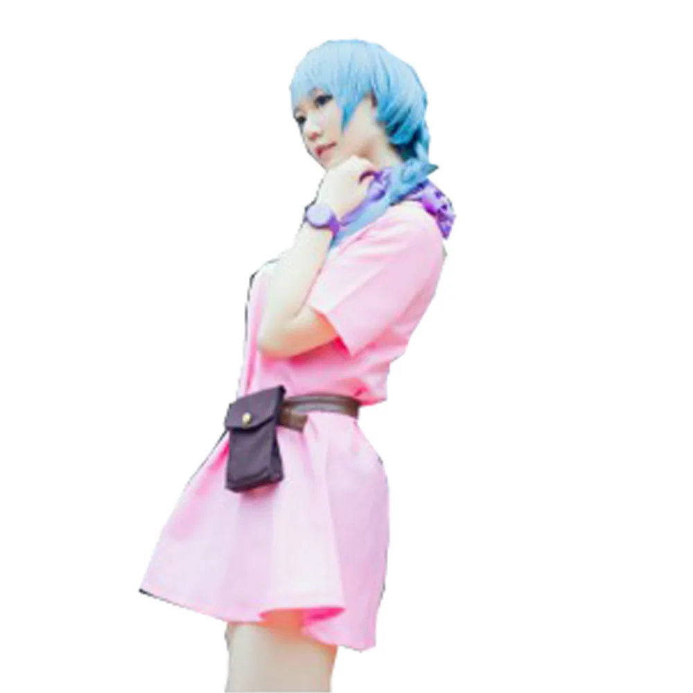 

2017 Cosplay Costume Dragon Ball Bulma Dress Uniform New in Stock Halloween Christmas Party Uniform Any Size