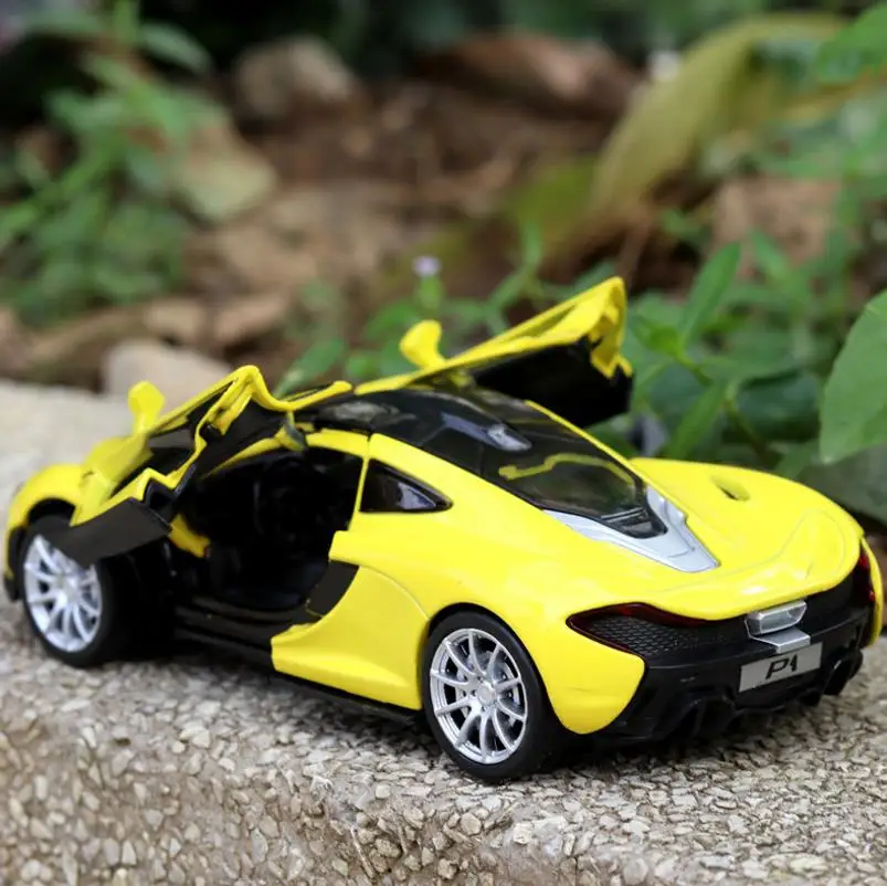 1:32 весы Mclaren P1 Металлический Игрушечный Автомобиль с 3 режимами открывания