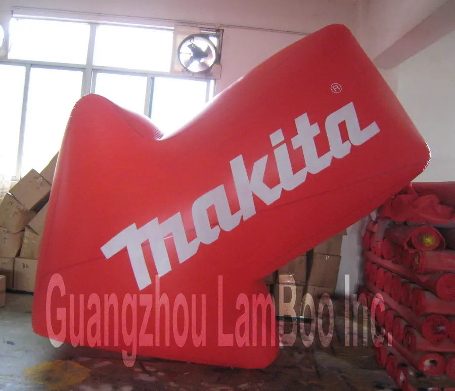 

2013 Latest 3M/10FT Long Inflatable Arrow Shaped Balloon with your LOGO/DHL Free Shipping/Different colors can be made