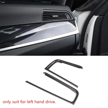 

Center Console Air Conditioning Outlet Frame Decoration Cover Trim For BMW 5 Series F10 2011-2017 ABS Carbon Fiber Color