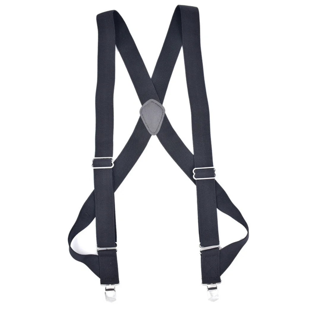 Наружные подтяжки для мужчин X-shape Double Clip-on прочные подтяжки для повседневные брюки для мальчиков операция подтяжки рубашка остается Bretels