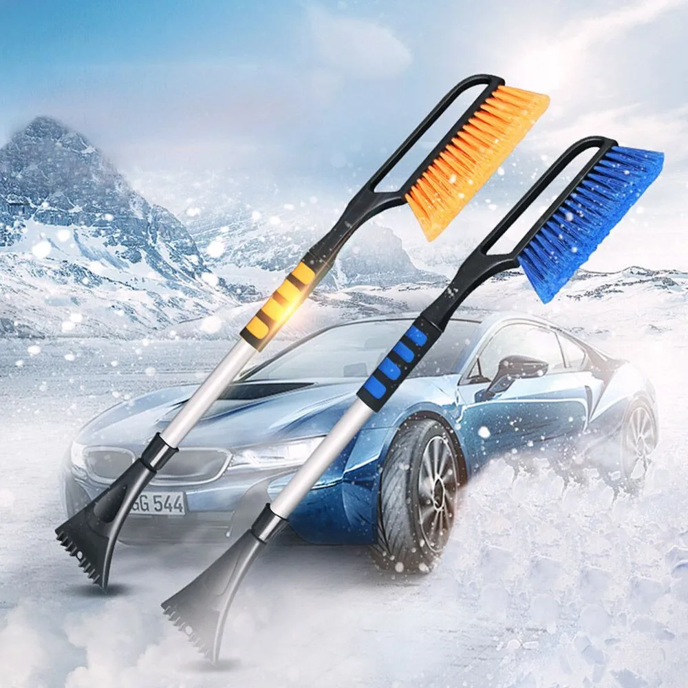 CARPRIE ice scraper Multipurpose Long Handle Snow Removal Brush Scraper