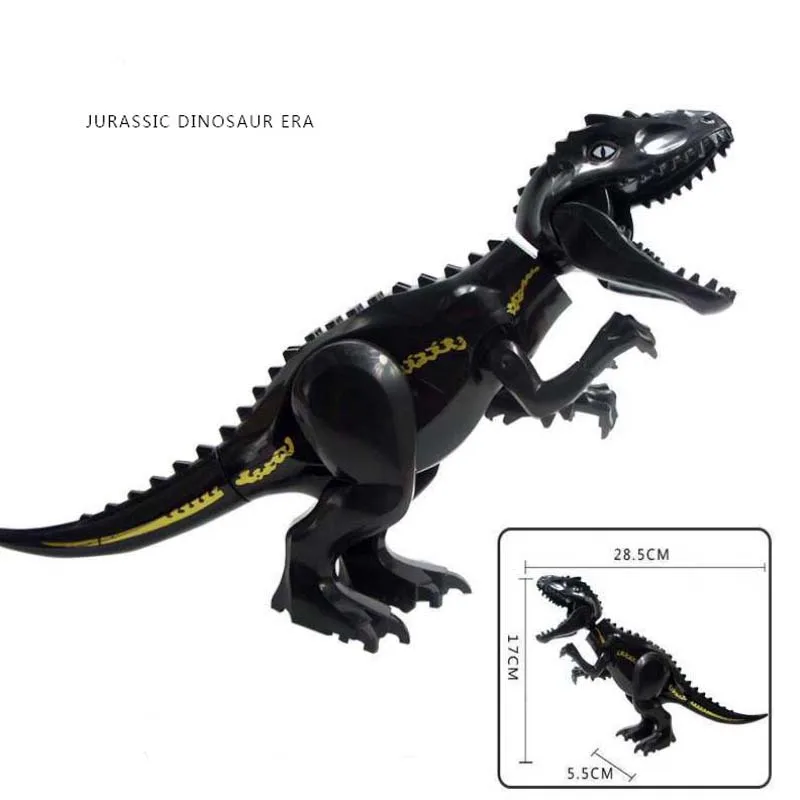 Jurassic Dinosaur World 2 Figure Building Block Bricks Toy Tyrannosaurus Rex Compatible with Legoings Dinosaur