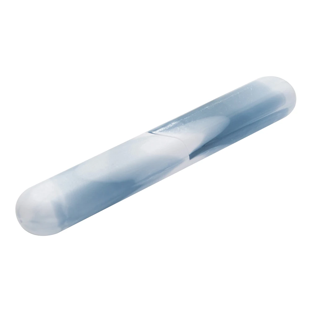 

Storage Organizer Holder Anti Bacterial Eco-friendly With Lid Dustproof Marble Portable Toothbrush Case Protection Home Travel
