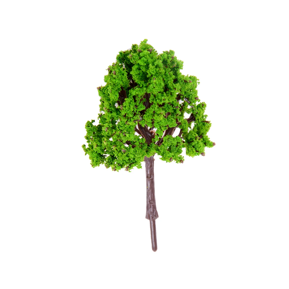 Model Tree Train Set Plastic Trunks Scenery Landscape 10PCS Architectural Model Train Layout Garden Scene Wargame