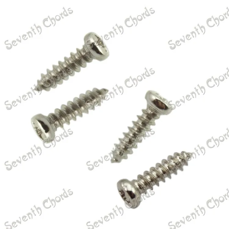 120 Pcs Chrome Electric Bass Guitar Tuning Peg Screws / Machine Heads
