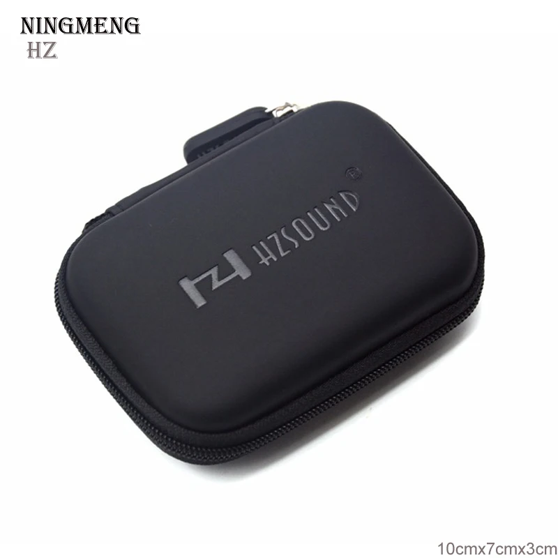 

hz Box Headphones Case for pizen ie80 se215 earphone Bag for PKZ ZS10 ZS6 ZST/ for trn v10 bluetooth mmcx cable qkz vk1 pouch
