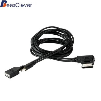 

BEESCLOVER Replacement Music MDI for Audi AMI MMI Interface Charging Line Car USB AUX Cable for AUDI S5 Q5 Q7 A4L A3 A5 A1 r30