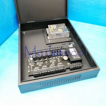 

TCP/IP 4 doors access control panel access control board C3-400 door access control system + PSM030B Power Supply Unit and Box