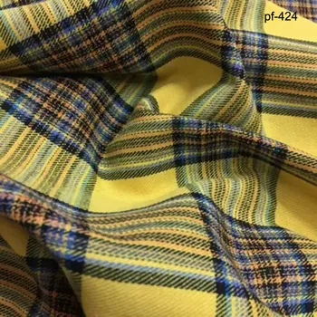 

Scottish College of England Style Cloth Grinding Coloured Polyester Cotton Yellow Clothing Shirt Fabric Handmade DIY