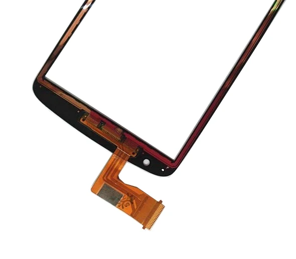 4,3 дюймов для htc Desire 500 506e D500 сенсорный экран дигитайзер передняя стеклянная линза сенсорная панель Черный цвет с лентой