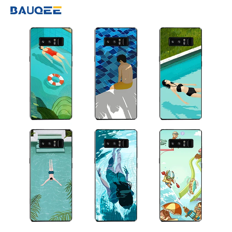 Cute Cartoon Plastic Phone Cases For Samsung Galaxy Note 8 Back Cover Coque Funda iPhone 6 Case iphone 6S 7 Plus Capa |