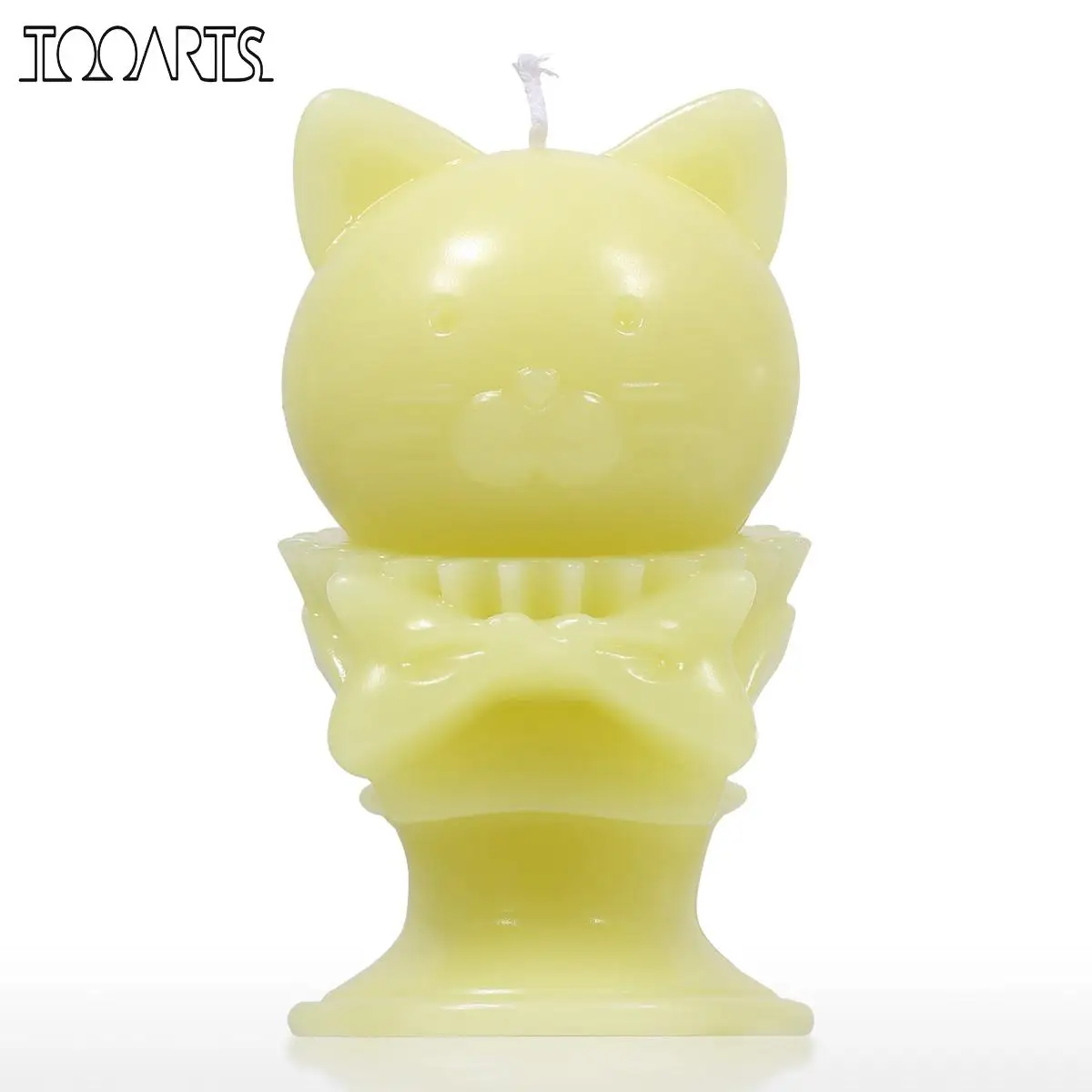 Tooarts Candle Scented Candles Aroma Candle Yellow Kitten Tomfeel