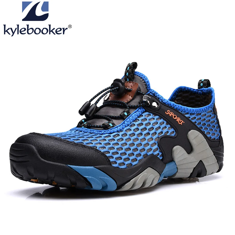 Мужские дышащие кроссовки Aqua Shoes спортивная обувь болотная для походов и